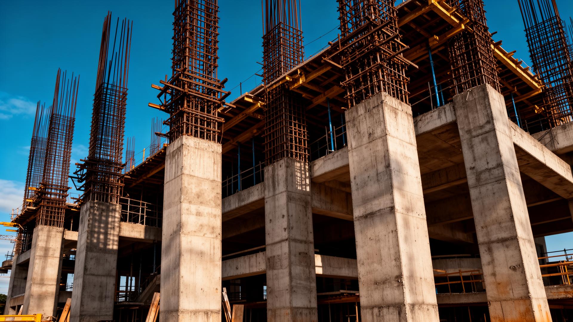 Estrutura em concreto armado